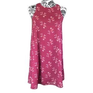 Abercrombie & Fitch Pink Floral Babydoll Dress